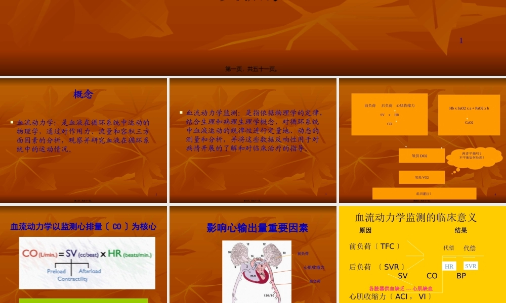 ICU的血流动力学监测.pptx