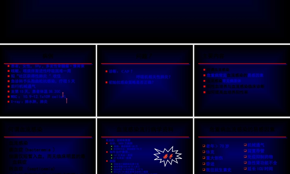 ICU血流感染及血培养.pptx