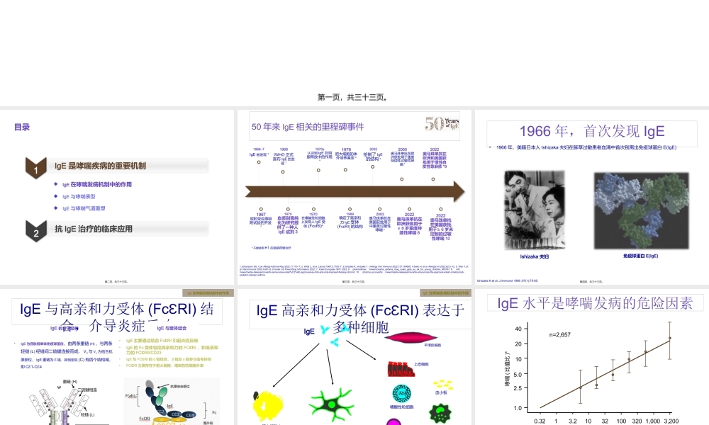 IgE与哮喘的发病机制.pptx