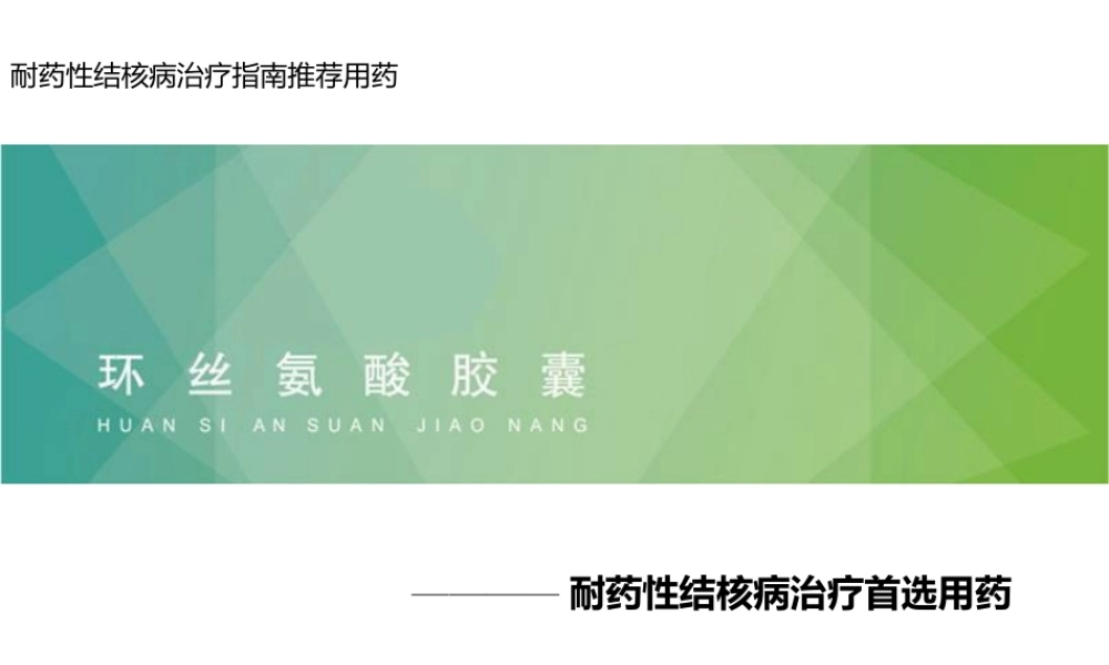 MDR-TB广泛耐药肺结核XDR-TB死亡.pptx