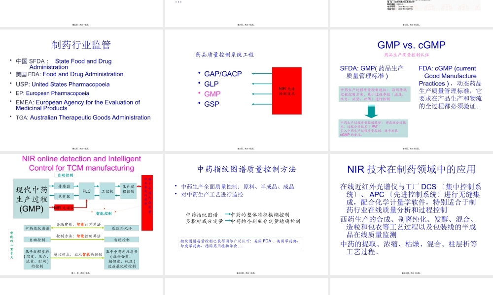 NIR在制药行业中的应用.pptx
