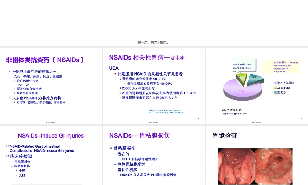 NSAID相关性胃肠病.pptx