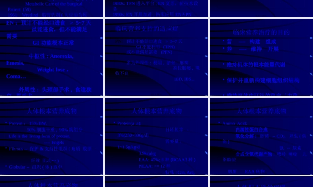ICU病人营养支持基础与进展.pptx