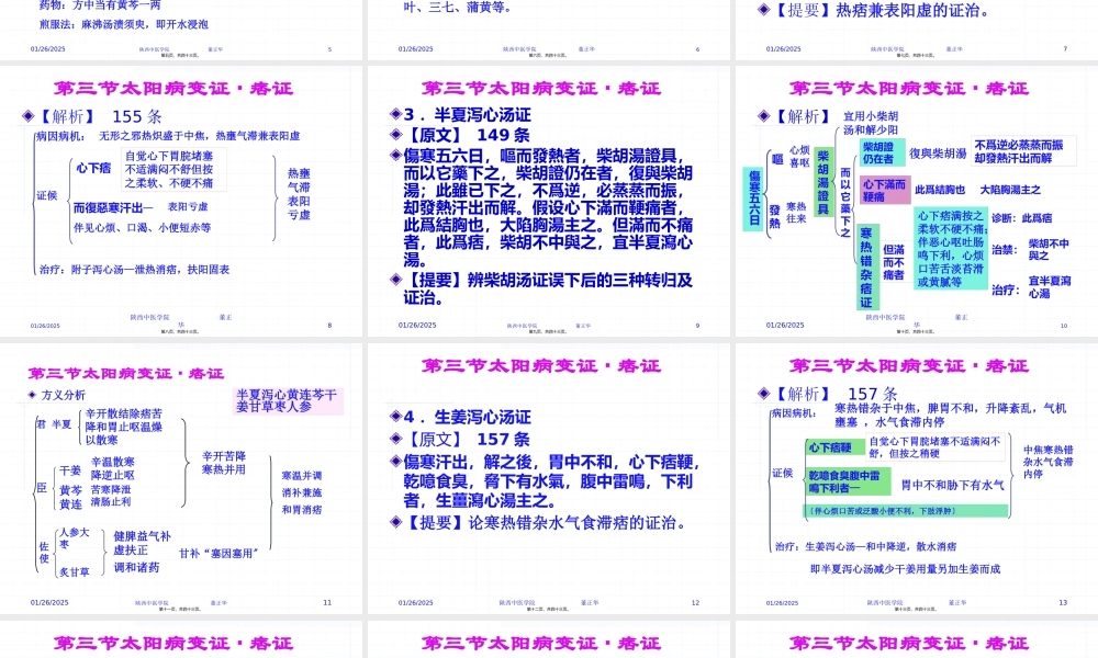 PPT-第三节太阳病变证痞证上热下寒证火逆证.pptx