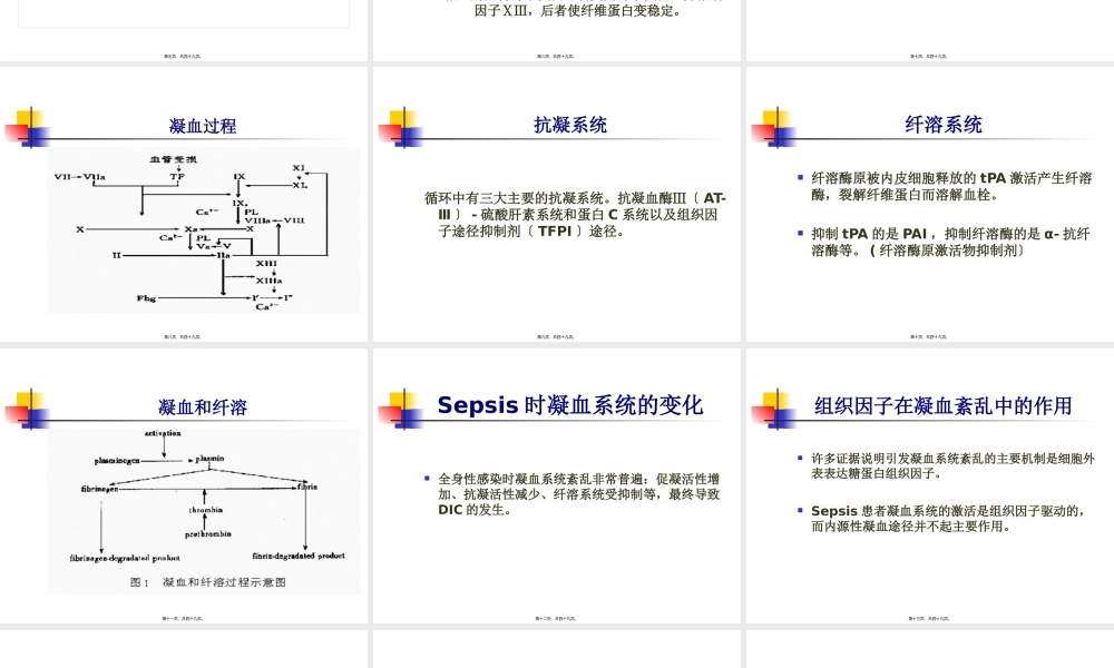 Sepsis中的凝血功能紊乱资料.pptx