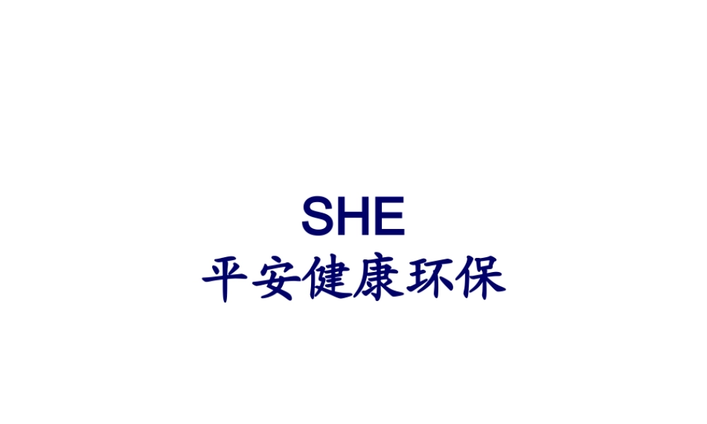 SHE(安全、健康、环保)剖析.pptx
