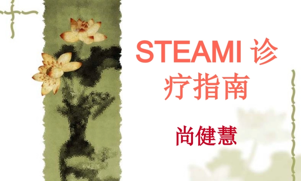 STEAMI-诊疗指南.pptx