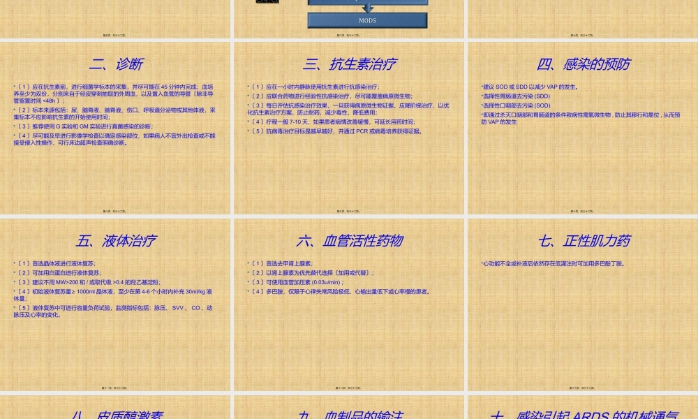 SSC严重sepsis感染性休克指南概要.ppt