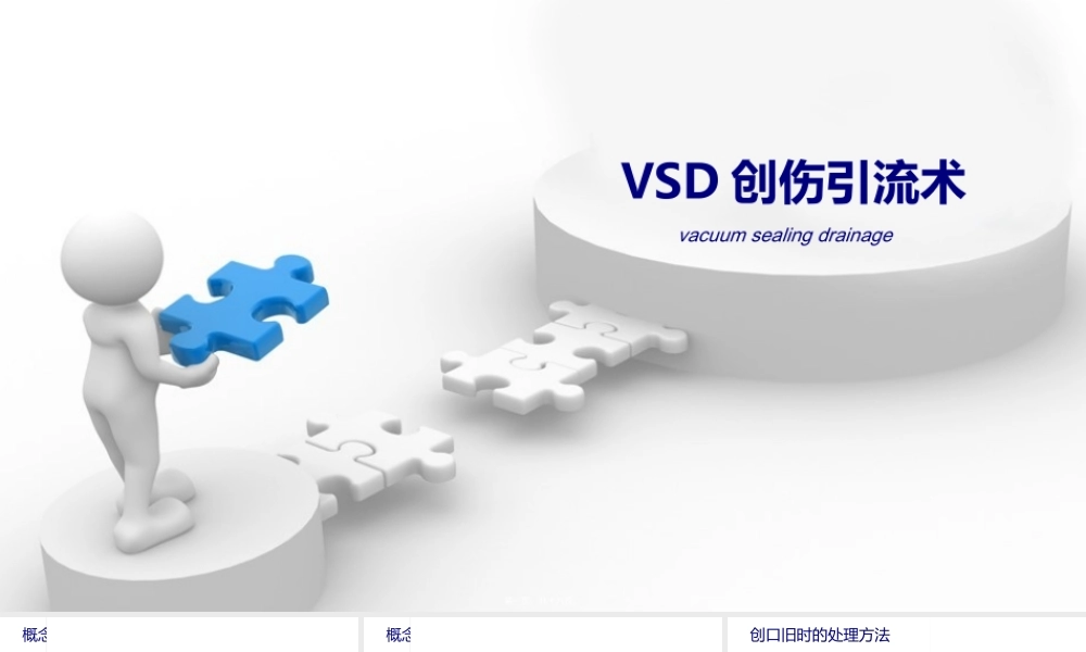 VSD创伤引流术.ppt