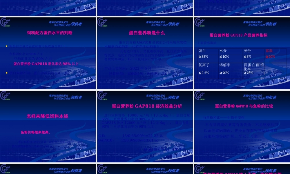 ZPYX-蛋白营养粉GAP818-20110216.pptx