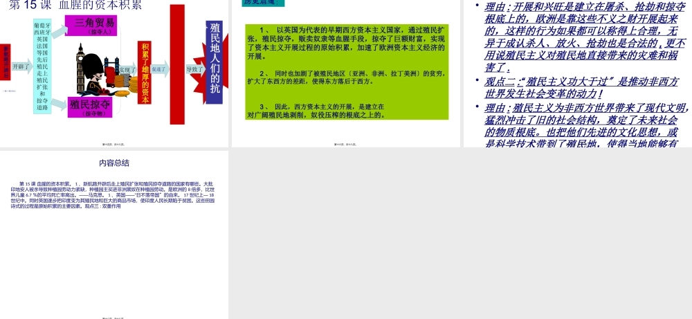 [精品]血腥的资本累.pptx