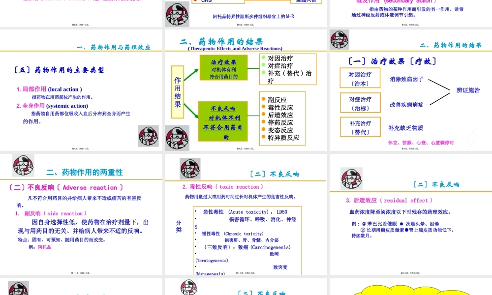 【若风制作】药效学(2012.8五年本).pptx