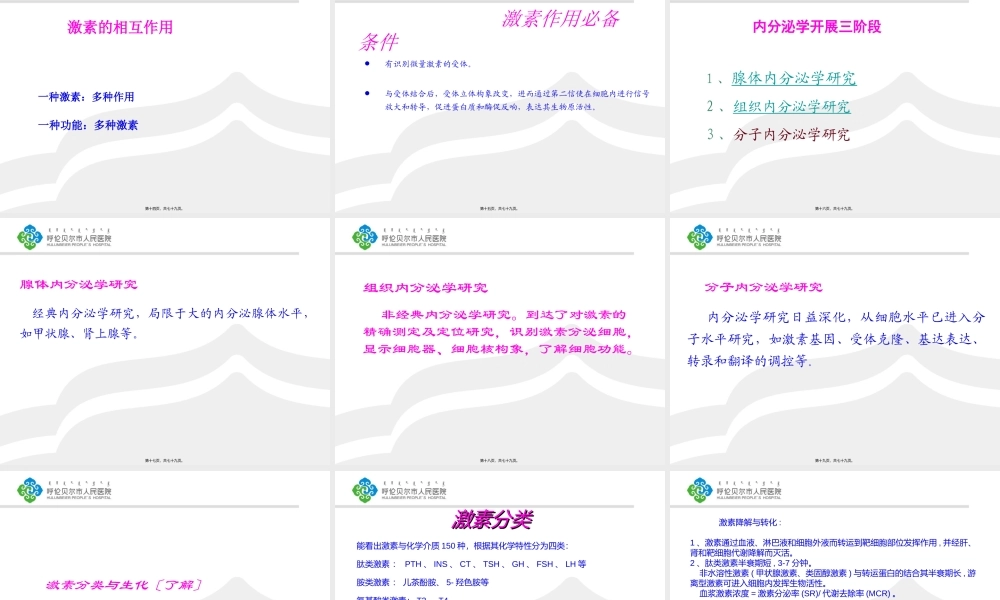 丁丽萍内分泌系统总论.ppt