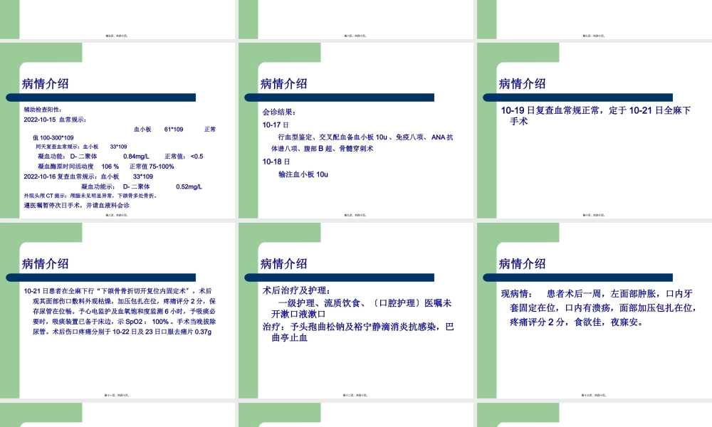 下颌骨骨折查房.pptx