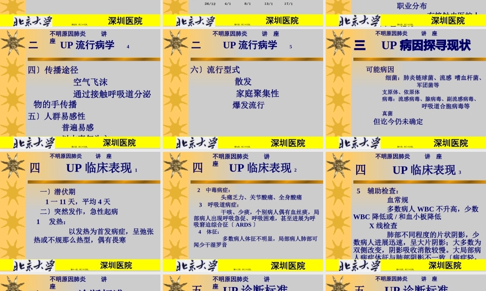 不明原因肺炎PPT简述.pptx