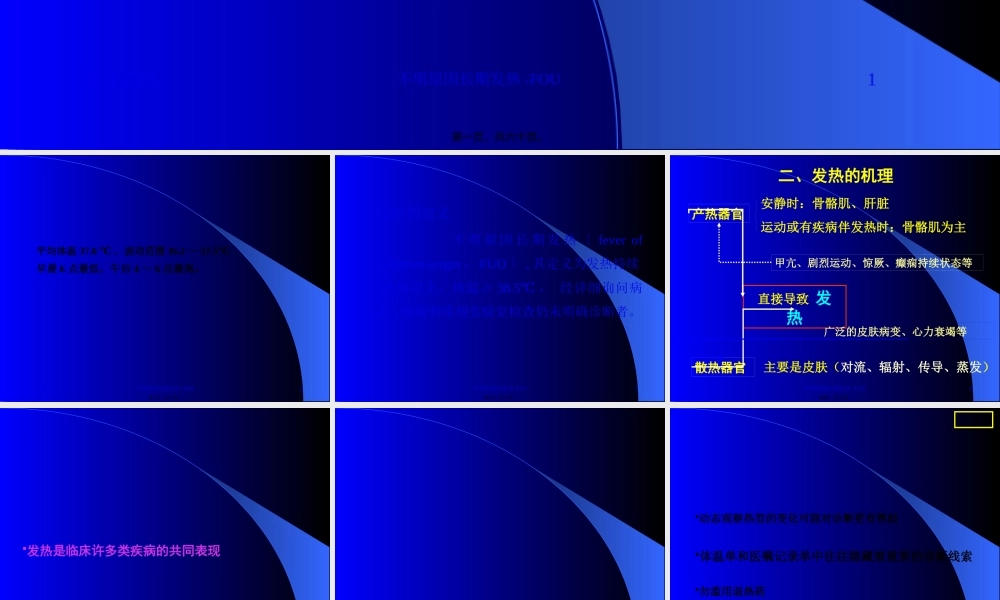 不明原因长期发热-FUO.pptx