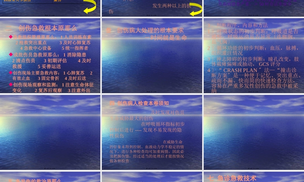 严重创伤病人的诊治思路.pptx