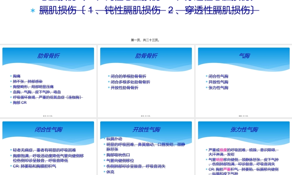 严重胸部外伤的抢救流程.ppt