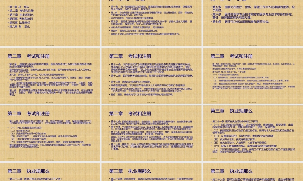 中华人民共和国执业医师法.pptx