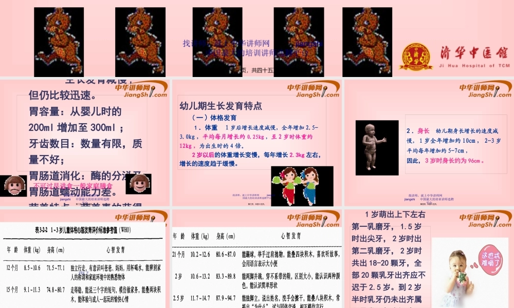 中华讲师网-王辉：幼儿营养膳食与推拿.pptx