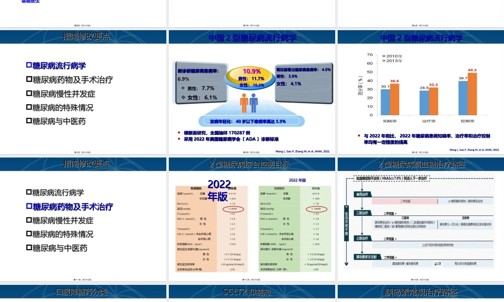 中国2型糖尿病防治指南(2017版).ppt