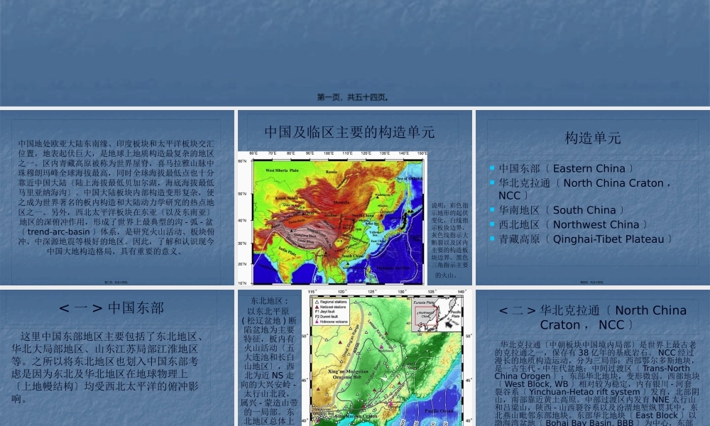 中国主要山脉分布图精讲.pptx