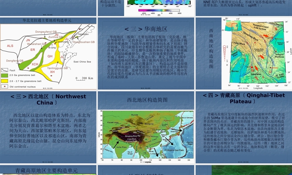 中国主要山脉分布图精讲.pptx