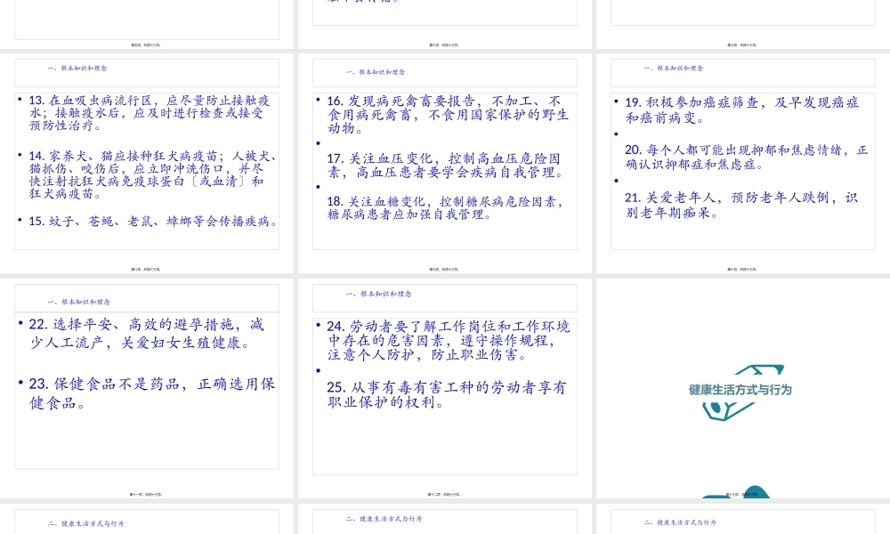 中国公民健康素养PPT.pptx