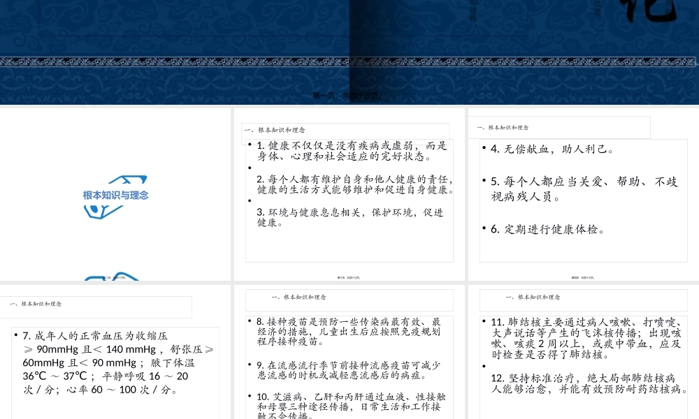 中国公民健康素养PPT剖析.pptx