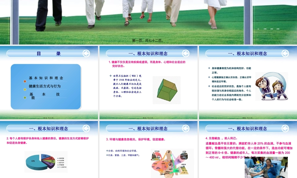 中国公民健康素养——基本知识与技能(2015年版).pptx