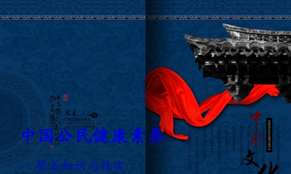 中国公民健康素养PPT精讲.pptx