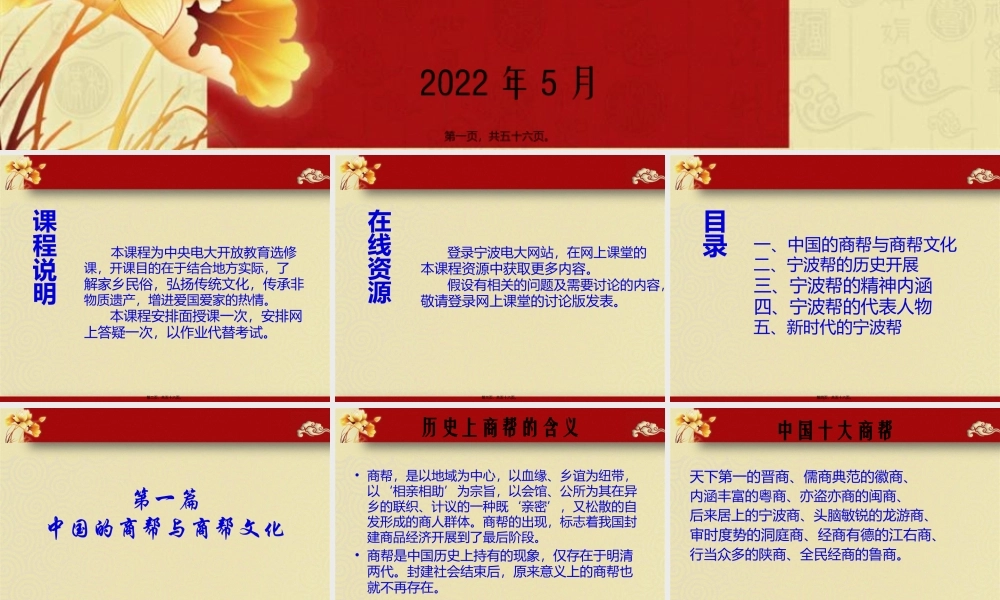 中国商帮及宁波帮精神讲义.pptx