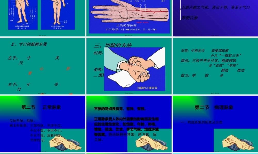 中国名医----刘会芳---教你把脉---脉诊---图文.pptx