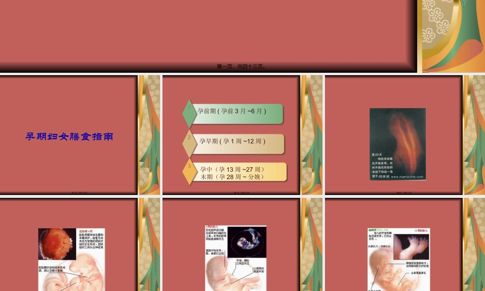 中国孕期妇女和哺乳期妇女膳食指南.pptx