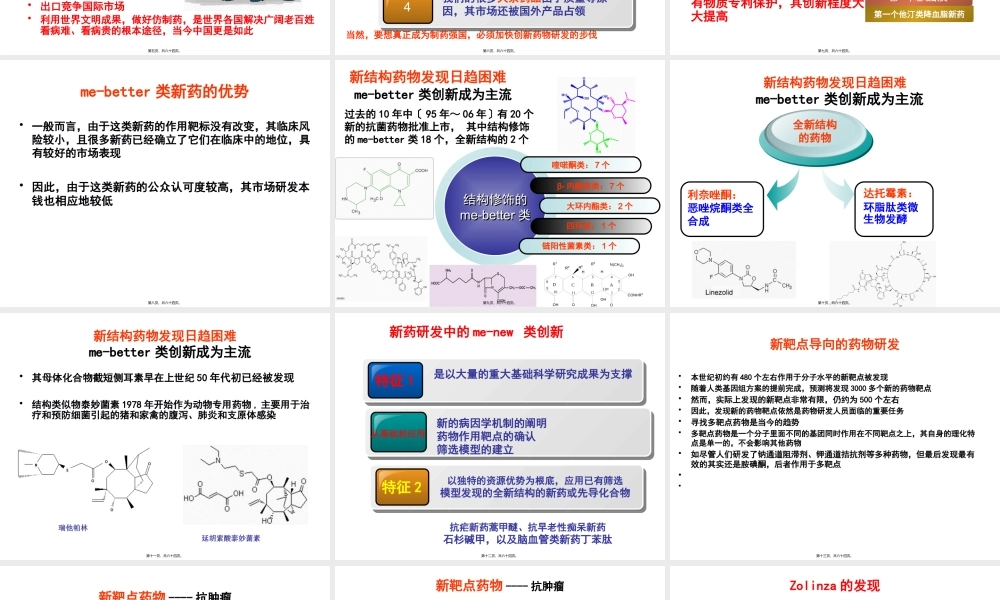 中国新药及仿药研发趋势及模式思路.pptx