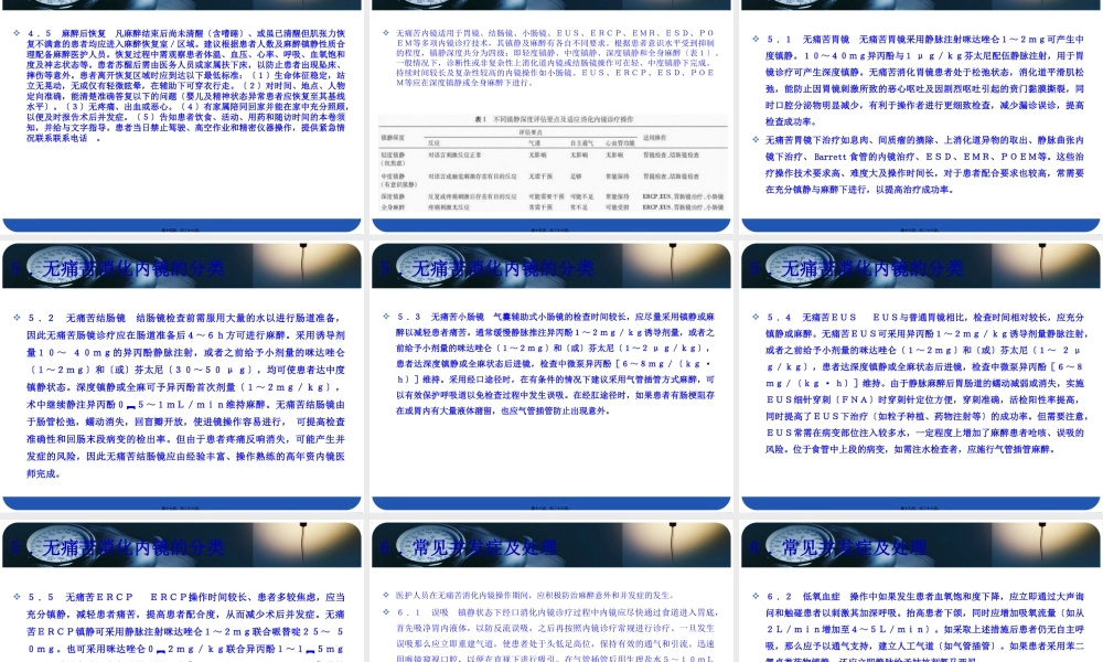 中国无痛苦消化内镜应用指南2013.pptx