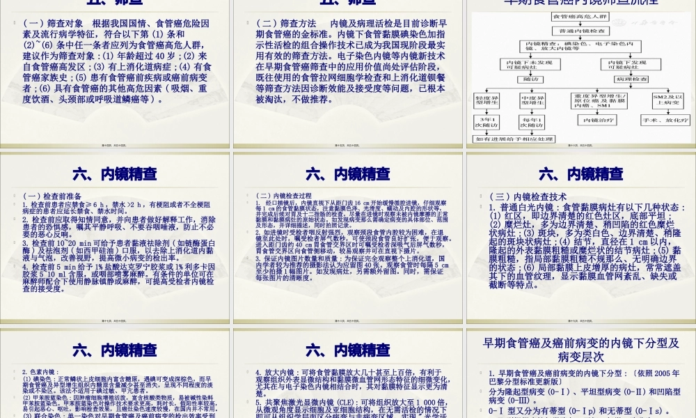 中国早期食管癌筛查及内镜诊治专家精讲.pptx