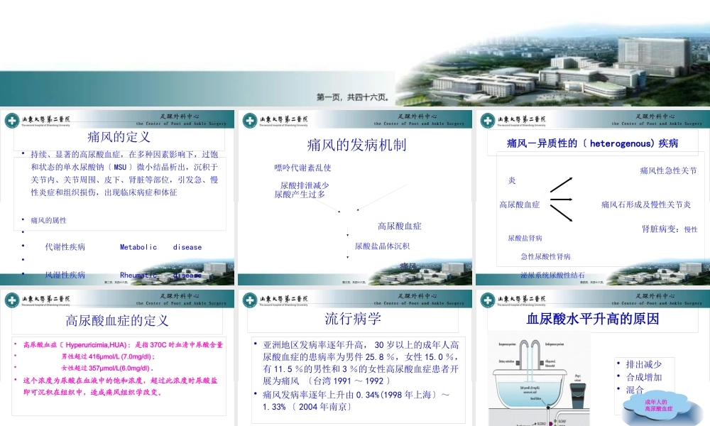 中国痛风诊疗指南.pptx