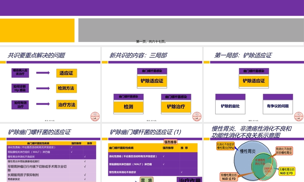 中国第四次幽门螺旋杆菌感染诊治共识解读----最终版.ppt