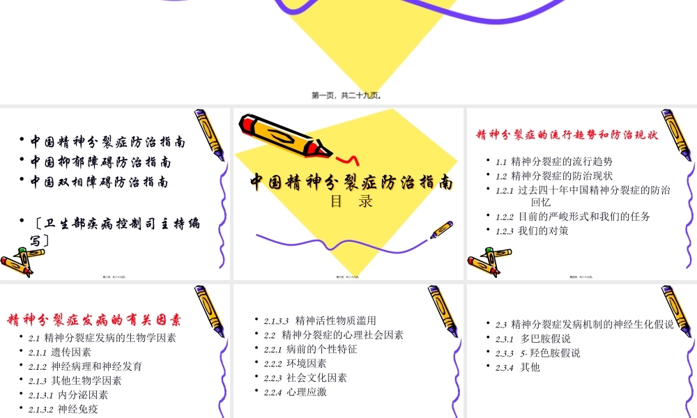 中国精神障碍防治指南.pptx