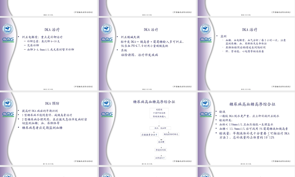 中国糖尿病防治指南9.pptx