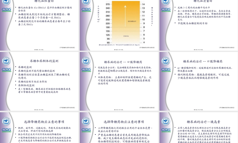 中国糖尿病防治指南7.pptx