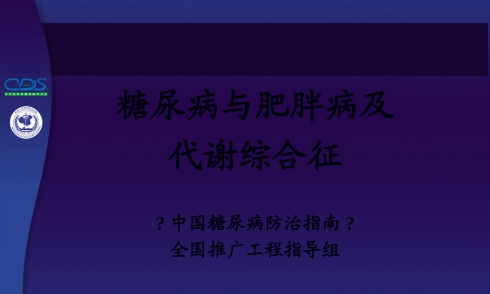 中国糖尿病防治指南第04讲.pptx