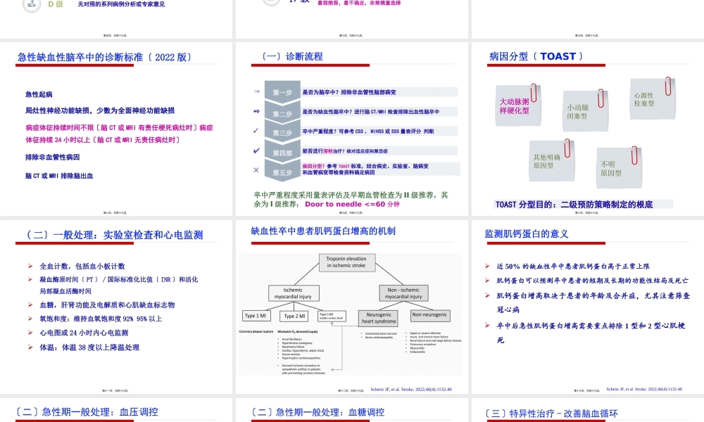 中国脑卒中急性期2014年指南解读.pptx