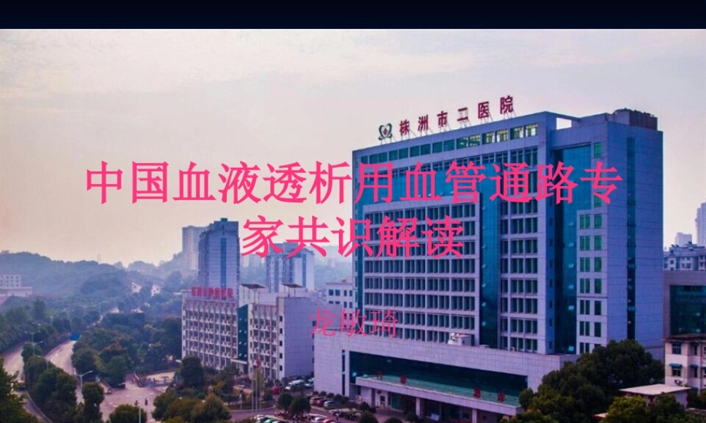 中国血液透析用血.pptx