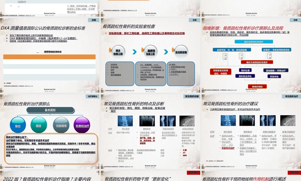 中国骨质疏松性骨折诊疗指南解读.ppt