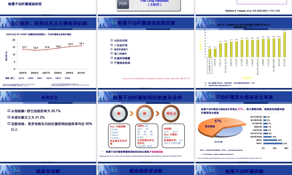 中国鲍曼不动杆菌感染诊治与防控专家.pptx