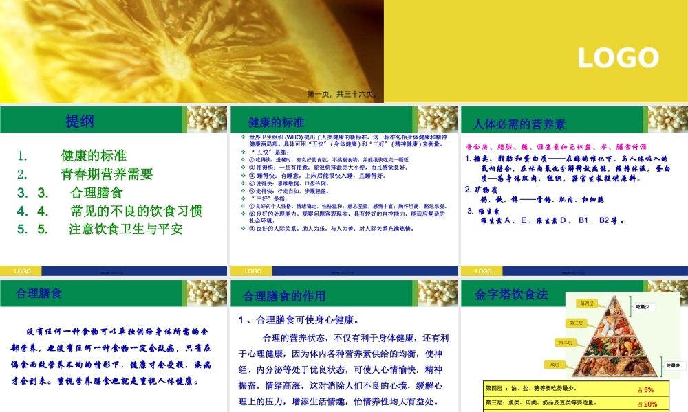 中学生营养与健康(班会).pptx