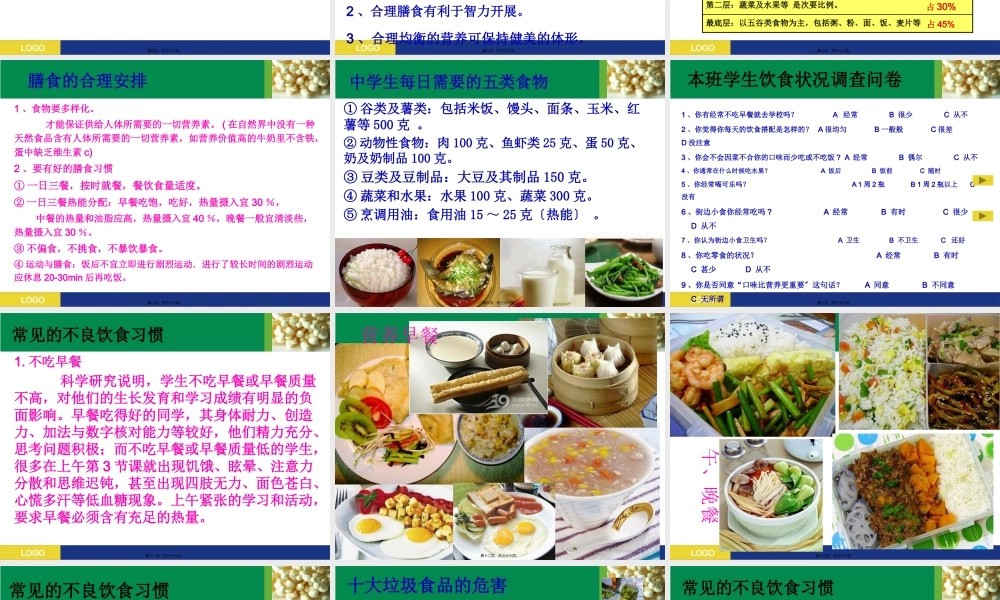 中学生营养与健康(班会).pptx