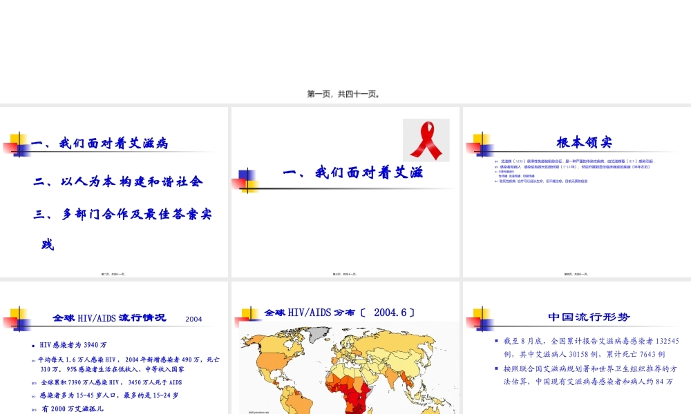 中央学校多部门合作遏制艾滋病蔓延2005-湖北.pptx